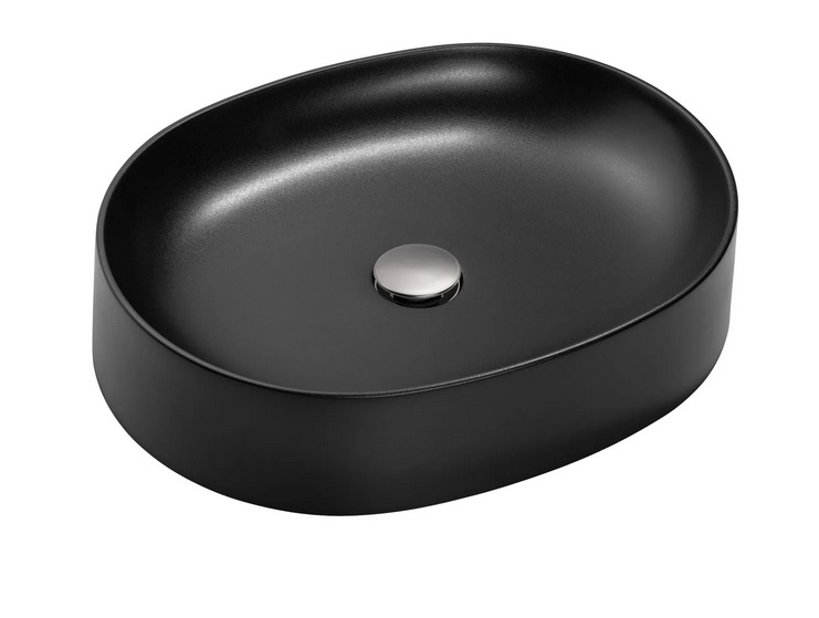 Раковина для ванної Granado Morella 55х42 см кварцит black gbs0201