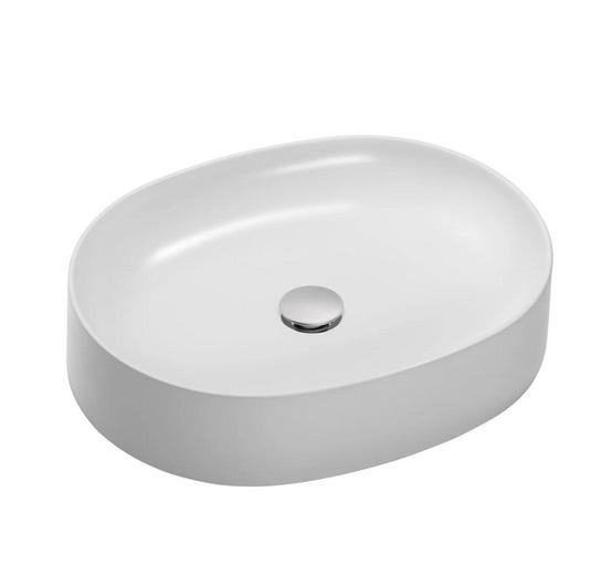 Раковина для ванной Granado Morella 55х42 мраморная крошка Gelcoat ISO white gbs0205g