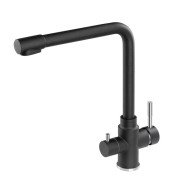 Змішувач для кухні Granado Badalona Lux під фільтр black shine gz0401L