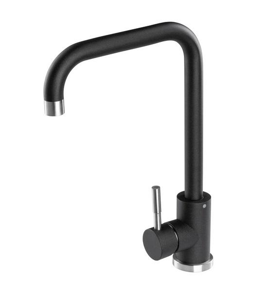 Змішувач для кухні Granado Oviedo Lux одноважільний black shine gz0201L