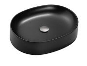 Раковина для ванной Granado Morella 55х42 см кварцит black gbs0201