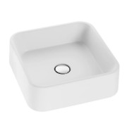 Раковина для ванной Granado Lalin 42х42 см мраморная крошка Gelcoat ISO white gbs1305g