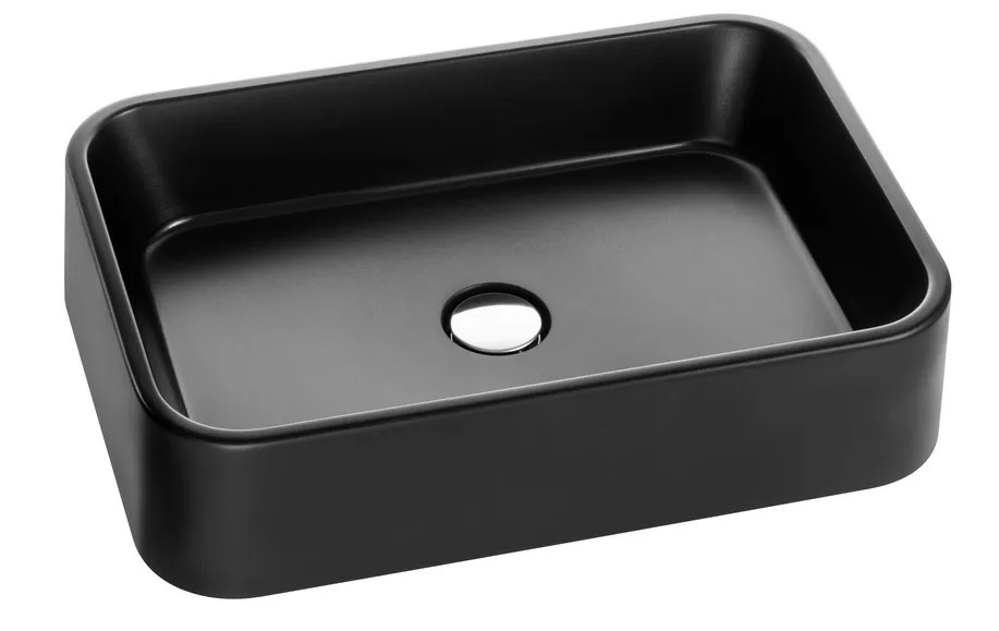 Раковина для ванної Granado Fabero 56х38 см кварцит black gbs1501