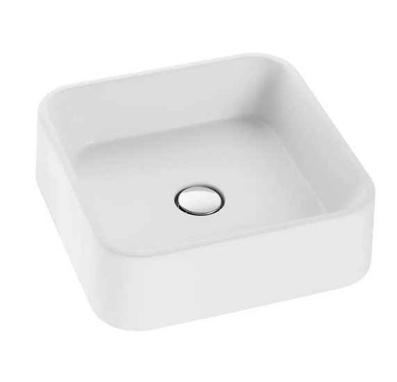 Раковина для ванної Granado Lalin 42х42 см кварцит white gbs1305