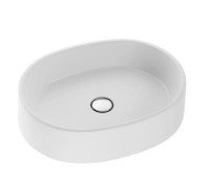 Раковина для ванної Granado Viveiro 54,5х42 см мармурова крихта Gelcoat ISO white gbs1405g