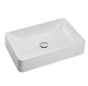 Раковина для ванної Granado Fredes 58х38 см мармурова крихта Gelcoat ISO white gbs0305g