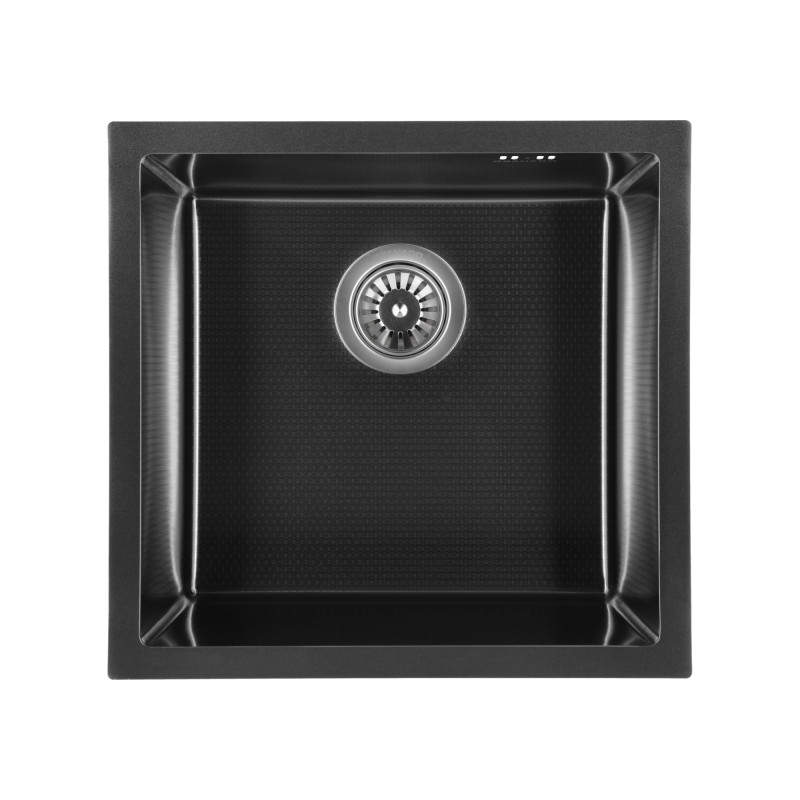 Мойка для кухни Granado Under top Mini под столешницу 45х43 см нержавеющая сталь S201 black honeycomb GS08201BH