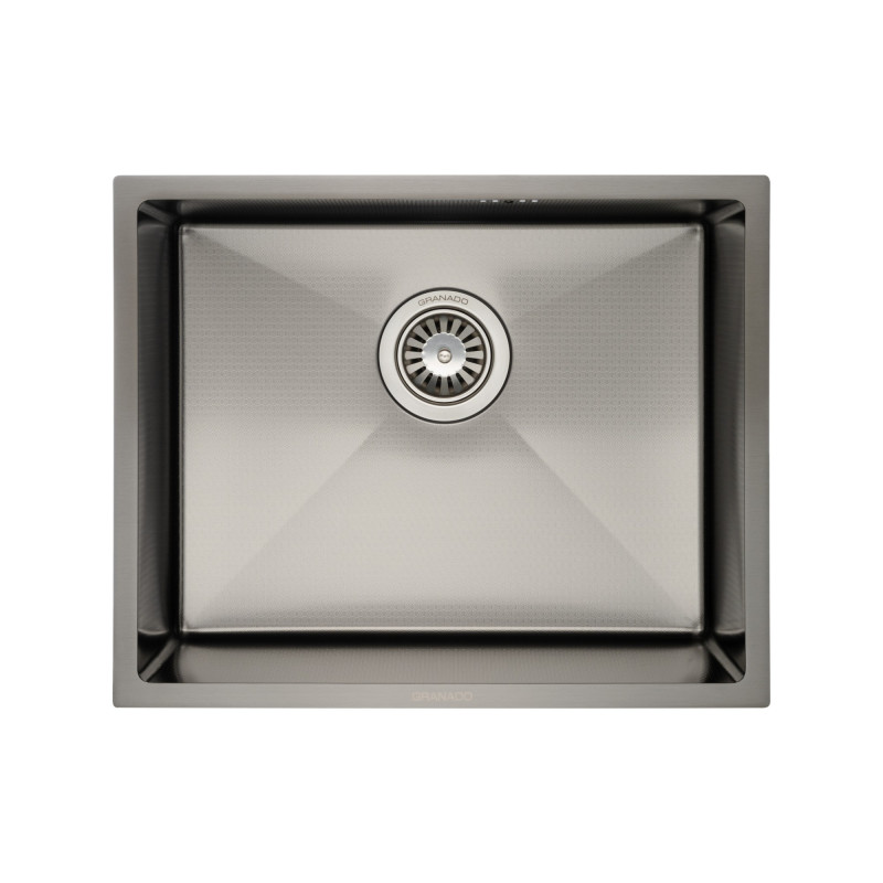 Мийка для кухні Granado Under top Max під стільницю 53х43 см нержавіюча сталь S201 black honeycomb GS07201BH