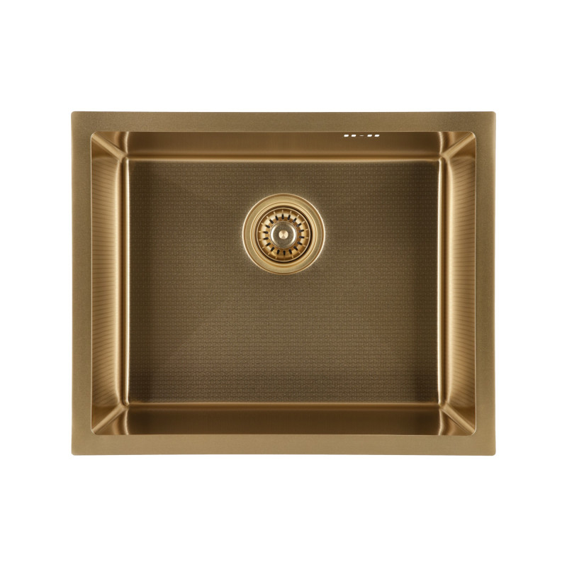 Мийка для кухні Granado Under top Max під стільницю 53х43 см нержавіюча сталь S201 gold honeycomb GS07201GoldH