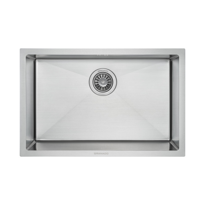 Мийка для кухні Granado Under top L під стільницю 65х43 см нержавіюча сталь S304 GS09304