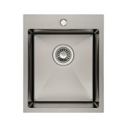 Мийка для кухні Granado Pravia 40,8х49,8 см нержавіюча сталь S201 black GS01201B