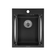 Мойка для кухни Granado Pravia 40,8х49,8 см нержавеющая сталь S201 black honeycomb GS01201BH