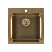 Мойка для кухни Granado Galera 49,8х49,8 см нержавеющая сталь S201 gold honeycomb GS02201GoldH