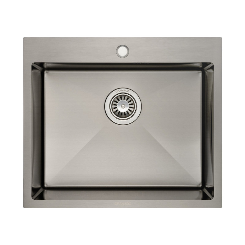 Мойка для кухни Granado Villena 57,8х49,8 см нержавеющая сталь S201 black GS03201B