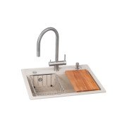 Мойка для кухни Granado Royal Artes 65х49,7 см со смесителем и аксессуарами наногранит terra ksg1303