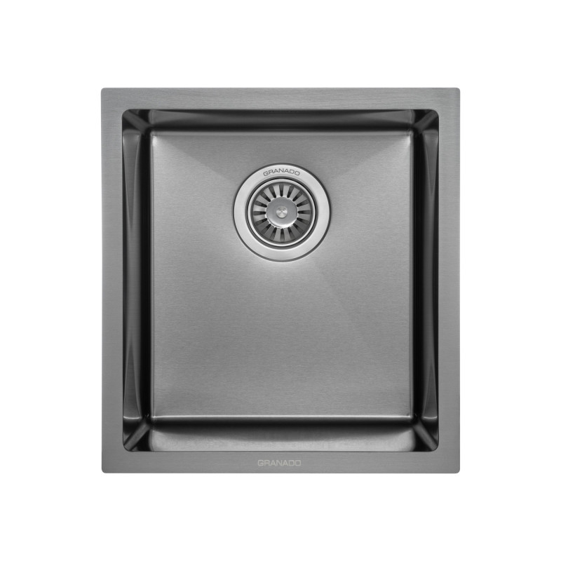 Мойка для кухни Granado Under top Mini под столешницу 40х43 см нержавеющая сталь S201 black GS10201B