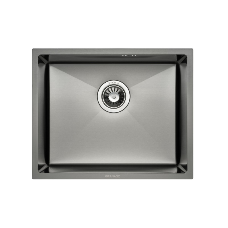 Мийка для кухні Granado Under top Max під стільницю 53х43 см нержавіюча сталь S201 black GS07201B