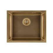 Мийка для кухні Granado Under top Max під стільницю 53х43 см нержавіюча сталь S201 gold honeycomb GS07201GoldH