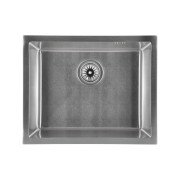 Мийка для кухні Granado Under top Max під стільницю 53х43 см нержавіюча сталь textures GS07201T