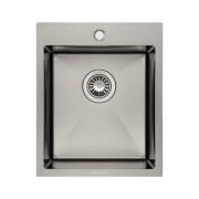 Мийка для кухні Granado Pravia 40,8х49,8 см нержавіюча сталь S201 black GS01201B