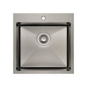 Мойка для кухни Granado Galera 49,8х49,8 см нержавеющая сталь S201 black honeycomb GS02201BH