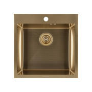 Мойка для кухни Granado Galera 49,8х49,8 см нержавеющая сталь S201 gold honeycomb GS02201GoldH