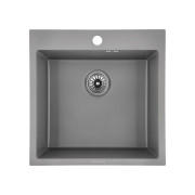 Мойка для кухни Granado Galera 49,8х49,8 см нержавеющая сталь S201 grey textures GS02201GT