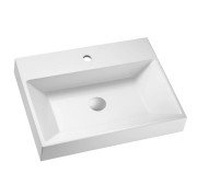 Раковина для ванной Granado Nueno 60х45 см мраморная крошка Gelcoat ISO white gbs0705g