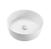 Раковина для ванної Granado Grado ⌀40 см мармурова крихта Gelcoat ISO white gbs0605g