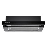 Вытяжка для кухни Granado Telde 603-700 телескопическая black glass GCH116311
