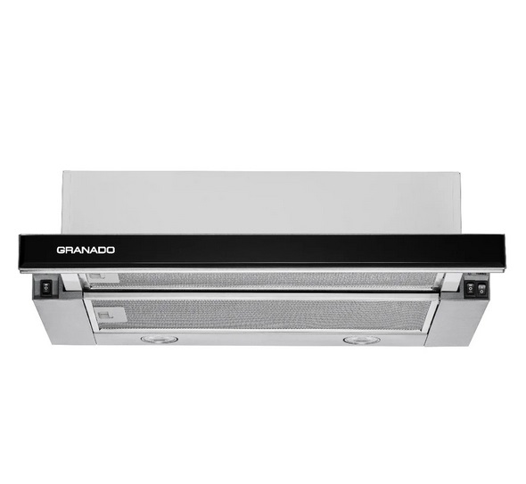 Витяжка для кухні Granado Telde 603-700 телескопічна inox black glass GCH136371