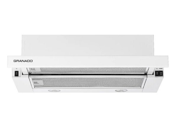 Вытяжка для кухни Granado Telde 603-700 телескопическая white GCH256355