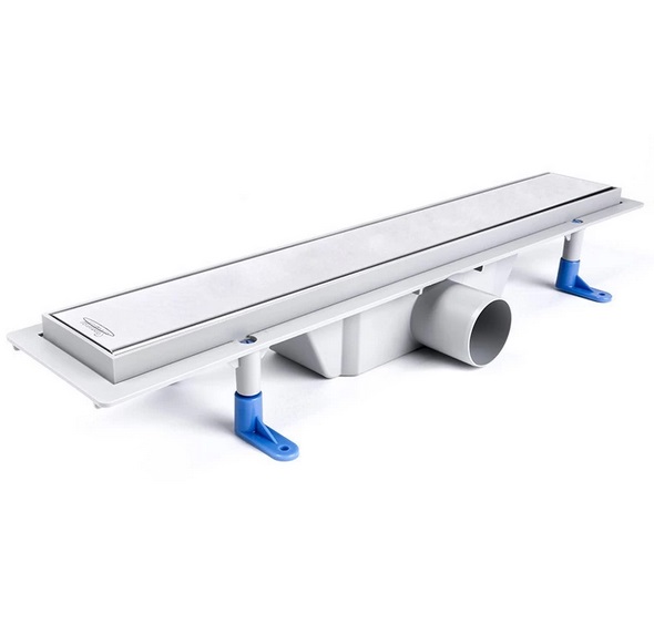 Желоб водосточный Styron с решеткой Klassic 500 мм нержавеющая сталь STY-K-50