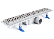 Желоб водосточный Styron с решеткой Medium 500 мм нержавеющая сталь STY-M-50