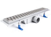 Жолоб водостічний Styron з решіткою Medium 500 мм нержавіюча сталь STY-M-50