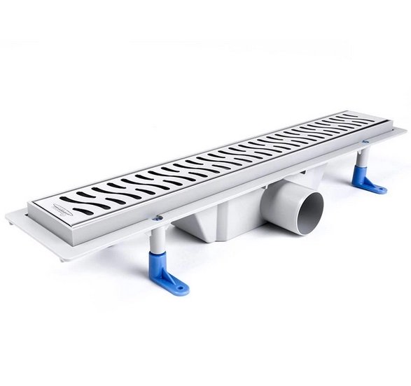 Жолоб водостічний Styron з решіткою Harmony 500 мм нержавіюча сталь STY-H-50