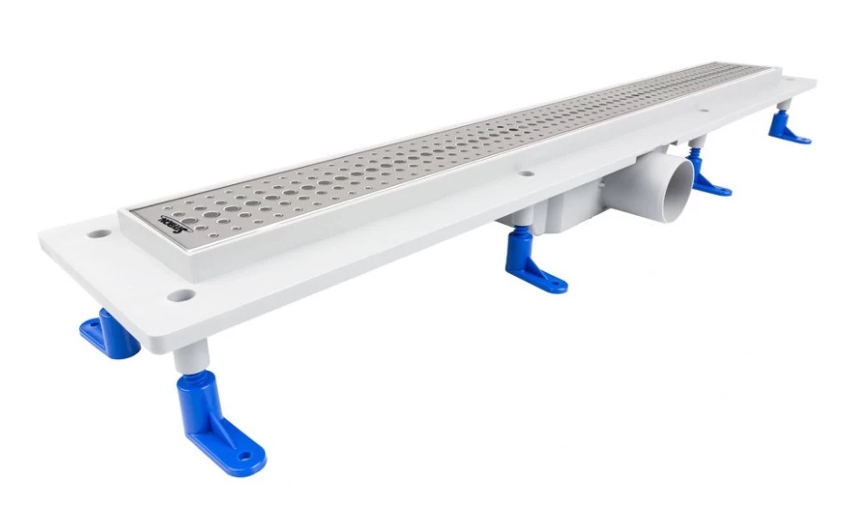 Жолоб водостічний Styron з решіткою Basic 800 мм нержавіюча сталь STY-B-80