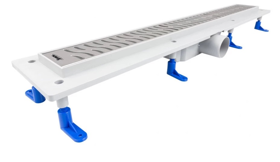 Жолоб водостічний Styron з решіткою Harmony 900 мм нержавіюча сталь STY-H-90