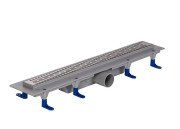 Желоб водосточный Styron с решеткой Harmony 600 мм нержавеющая сталь STY-Ha-6