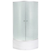 Душевая кабина Kroner KRP HarzCTF9090 90х90 см профиль сатин рифленное стекло CV029563