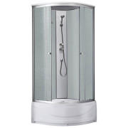 Душевой бокс Kroner KRP EnzoWDCTF9090 90х90 см профиль сатин рифленное стекло CV029571
