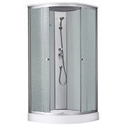 Душовий бокс Kroner KRP EnzoWDCFF9090 90х90 см профіль сатин рифлене скло CV031573