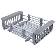 Кошик для кухонної мийки Kroner KRP Trocken-014 сірий/хром CV026277