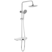 Душевая стойка Kroner KRP Armada-W065 со смесителем и душевым гарнитуром хром CV033872