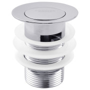 Донный клапан для раковины Kroner KRM C962-1 с переливом латунь хром CV022945