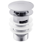 Донный клапан для раковины Kroner KRM C962 с переливом латунь хром CV022944