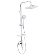 Душова стійка Kroner KRP Armada-C064K із змішувачем та душовим гарнітуром хром CV024319