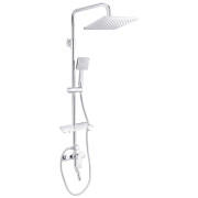 Душова стійка Kroner KRP Armada-C064Q із змішувачем та душовим гарнітуром хром CV024339