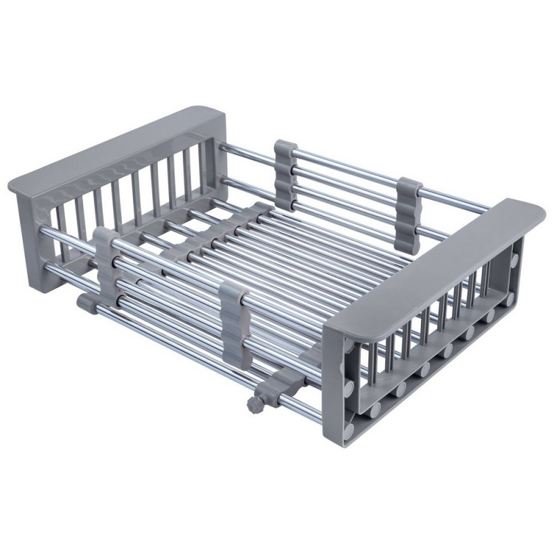 Корзина для кухонной мойки Kroner KRP Trocken-014 серый/хром CV026277