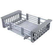 Корзина для кухонной мойки Kroner KRP Trocken-014 серый/хром CV026277